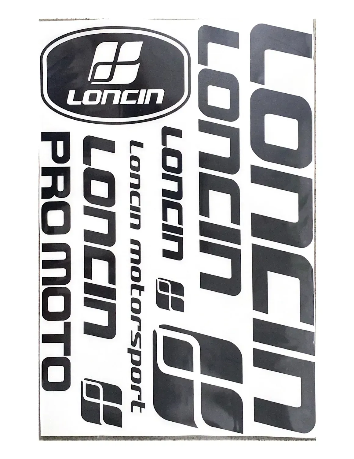 Наклейка лист Loncin під оригінал