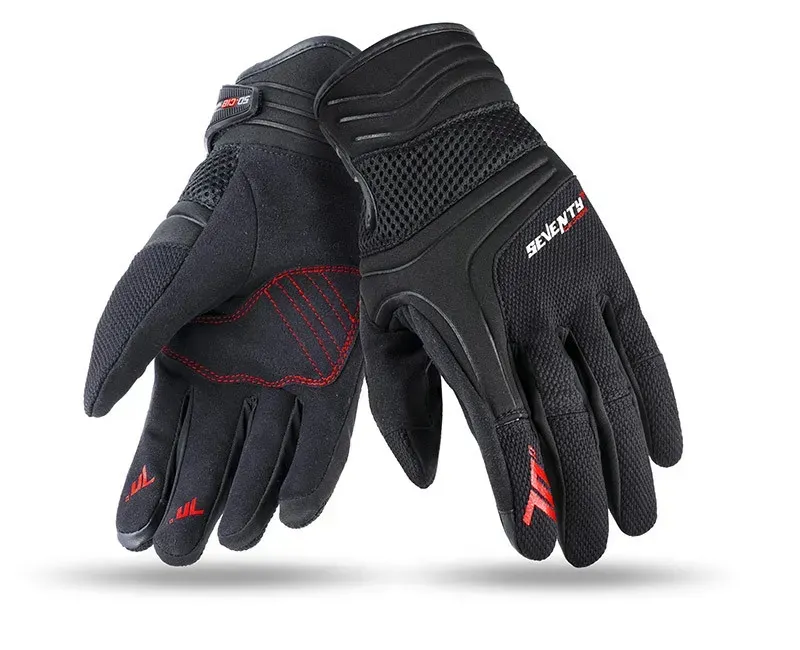 Моторукавички Seventy C18 Black Red L