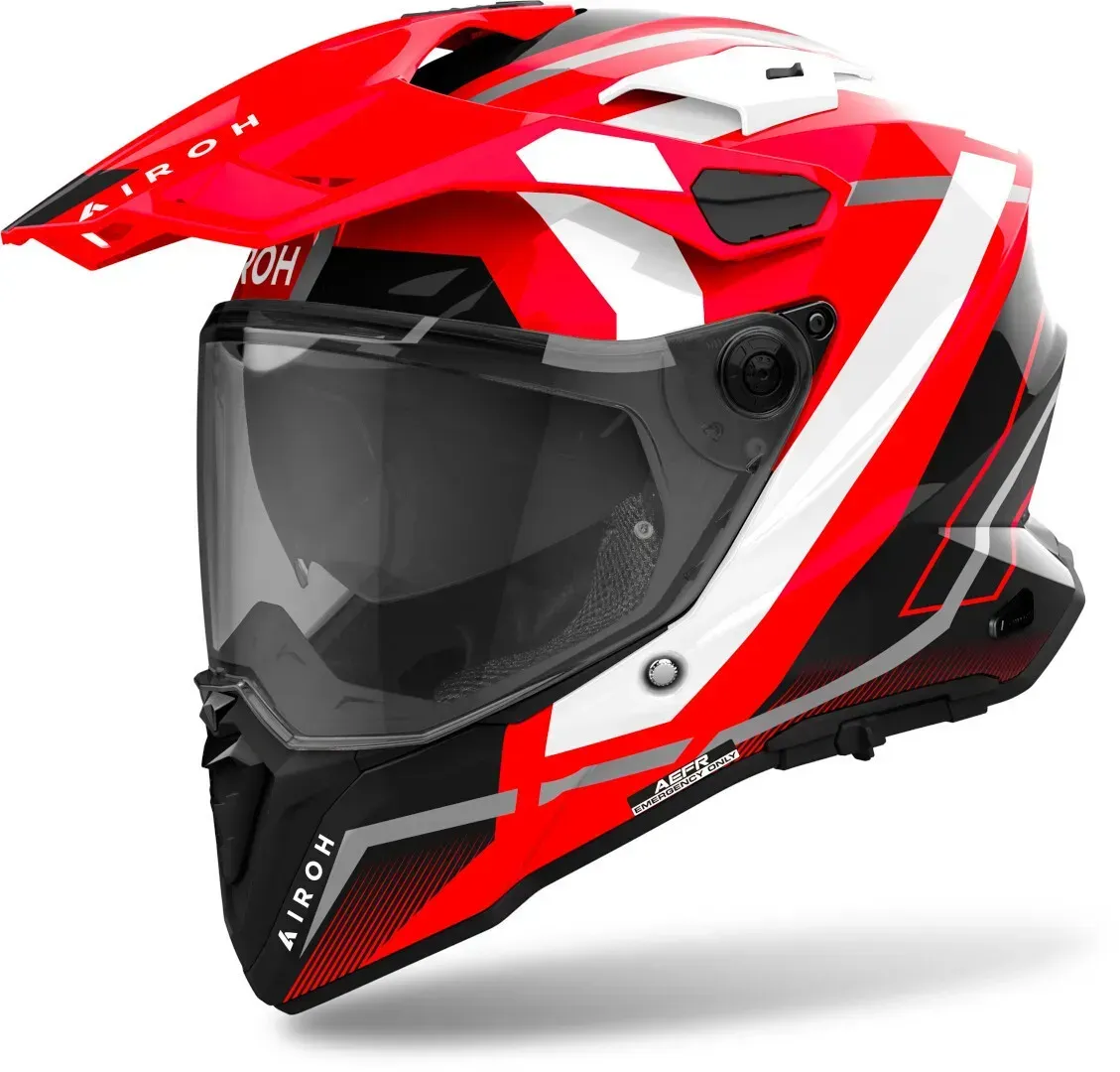 Мотошолом Airoh COMMANDER 2 MAVICK red gloss L