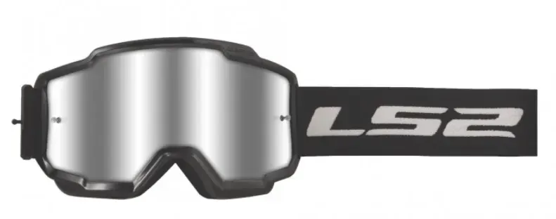 Маска кросова LS2 CHARGER Black Mirror Lens