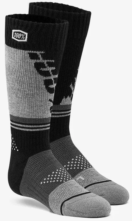 Мото шкарпетки дитячі Ride 100% TORQUE Youth Thick Sock Grey YS