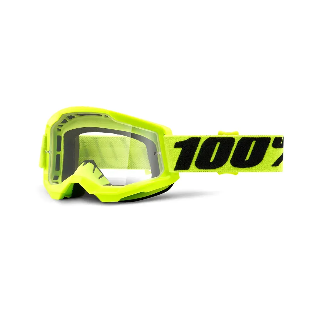Маска кросова підліткова 100% STRATA II Youth Goggle Yellow - Clear Lens