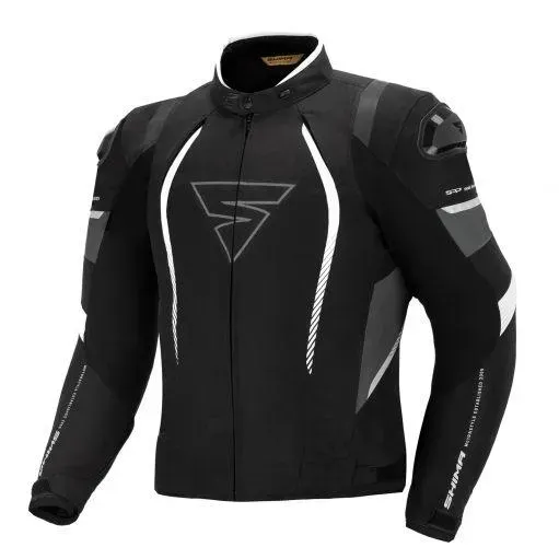 Мотокуртка Shima Solid PRO Black White L