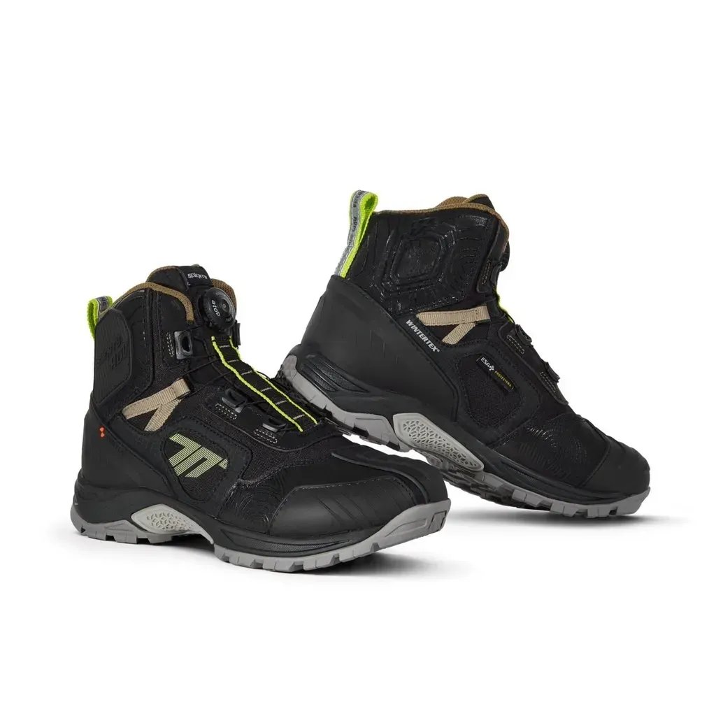 Моточеревики Seventy BA7 STELVIO LOW Black Sand Yellow 40
