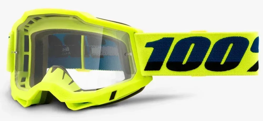 Маска кросова 100% Accuri 2 OTG Goggle Fluo Yellow - Clear Lens