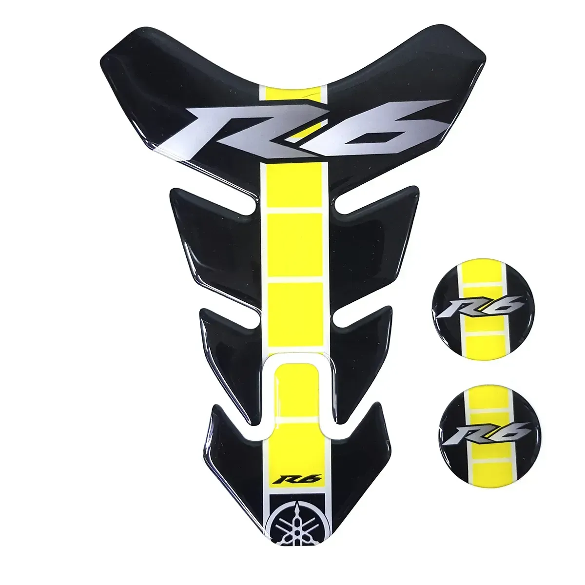 Наклейка на бак NB-21 Yamaha R6 Yellow