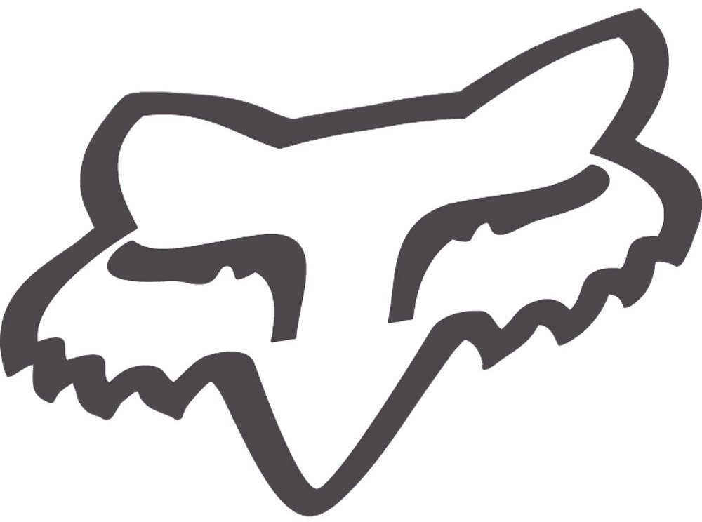 Наліпка FOX HEAD 2" [Charcoal]
