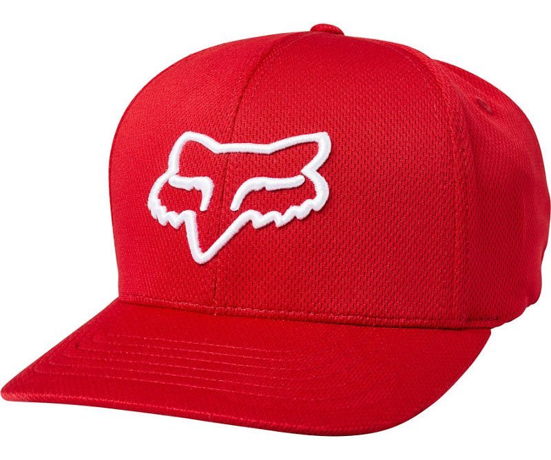 Кепка FOX FlexFit Hat - LITHOTYPE [Chili], S/M