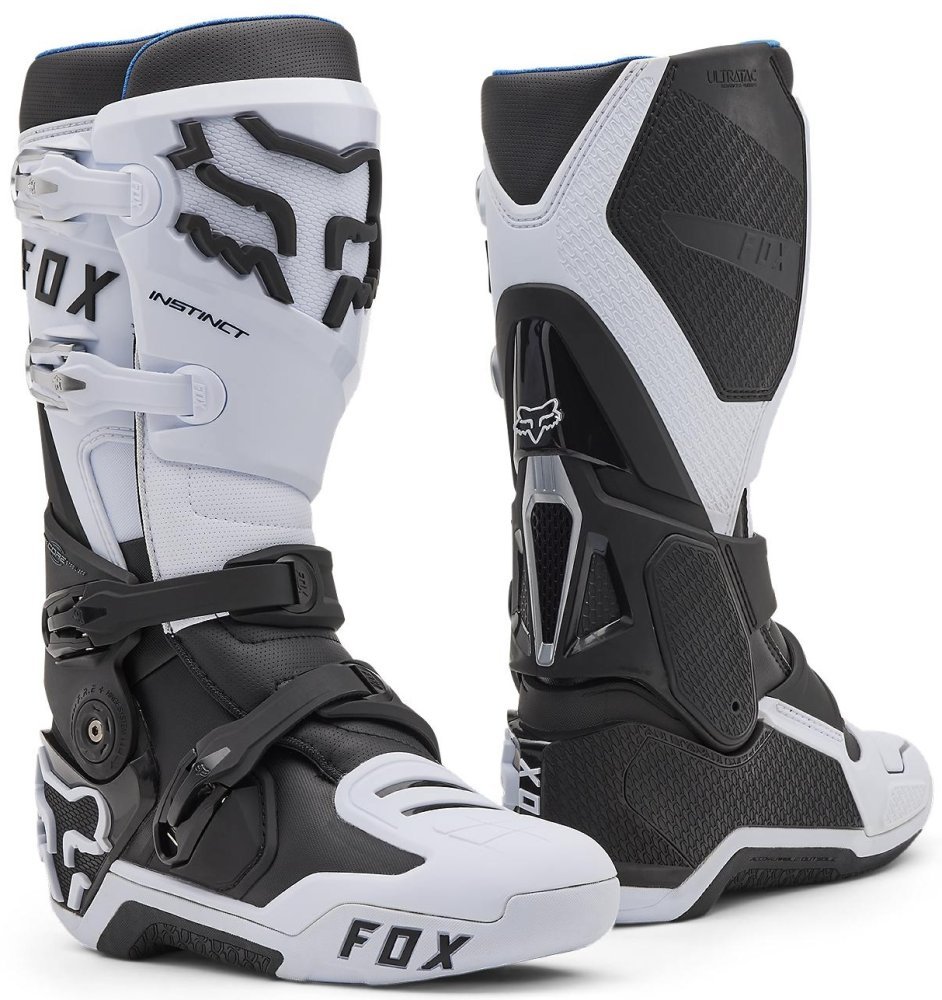 Мотоботи FOX INSTINCT Boot [Black/White], 10.5