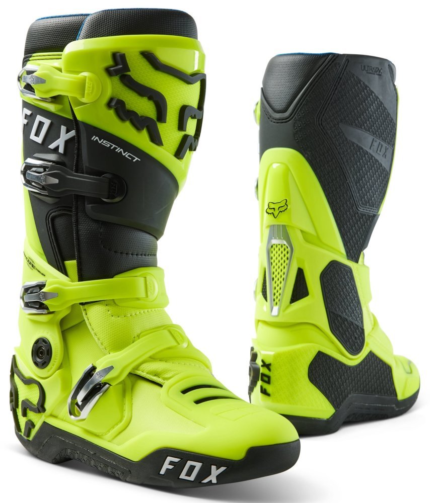 Мотоботи FOX INSTINCT Boot [Flo Yellow], 10