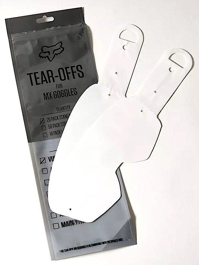 Зривки FOX MAIN (Gen.2) Laminated Tear-Offs - 20 pack, No Size