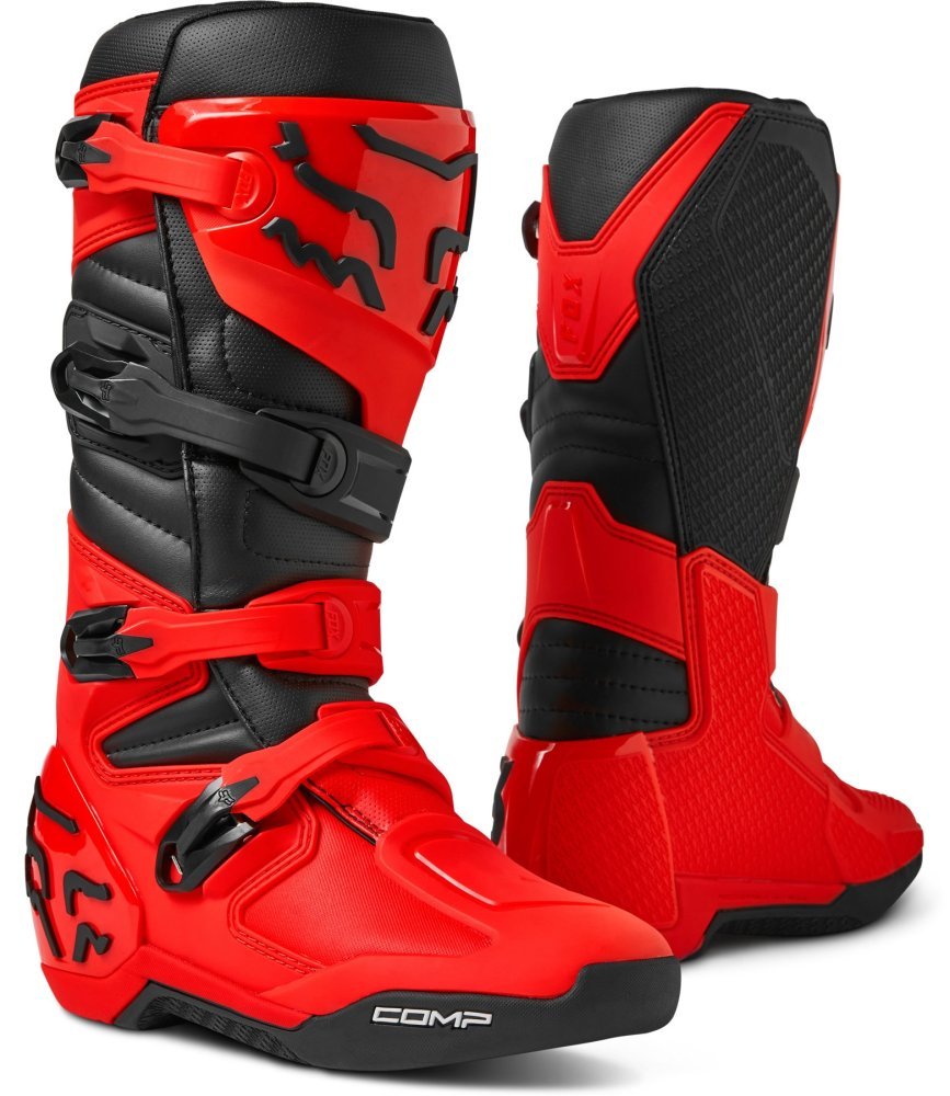 Мотоботи FOX COMP Boot [Flo Red], 11.5