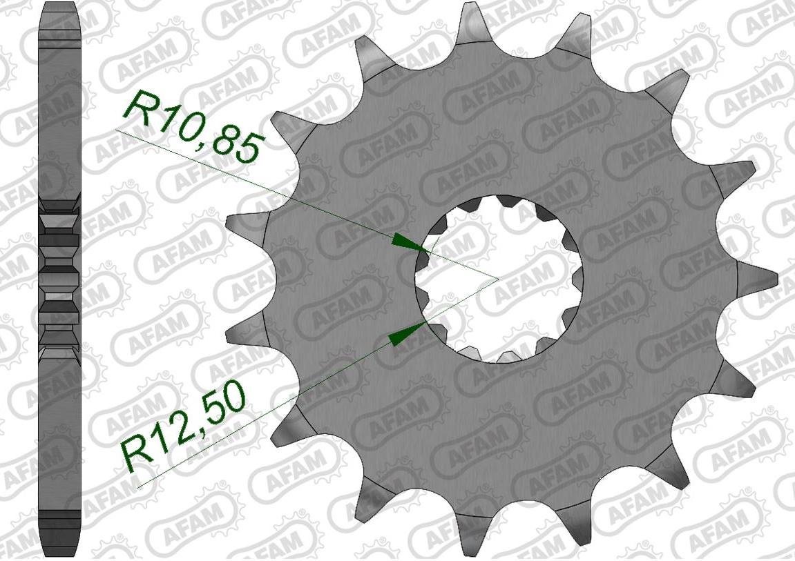 Зірка AFAM 525 Sprocket - Suzuki, 15z