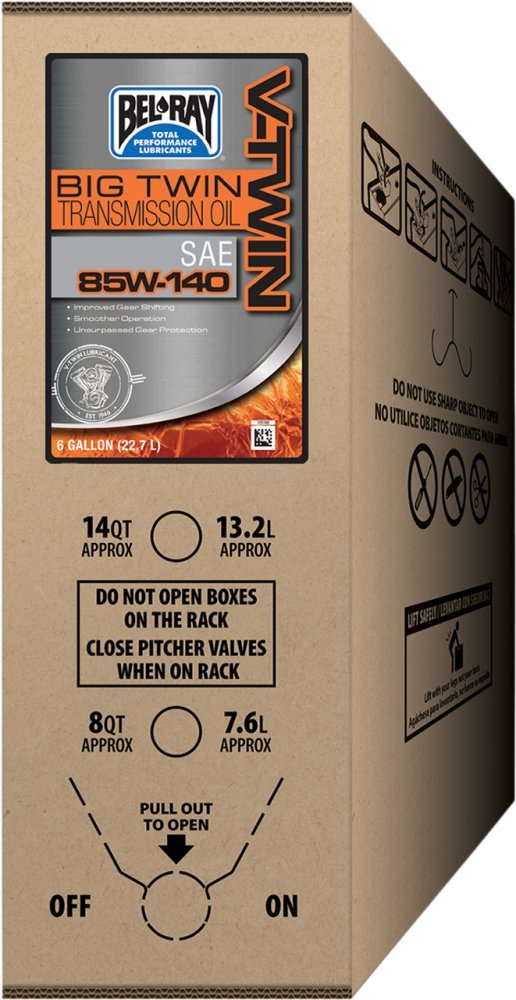Масло трансмісійне Bel-Ray V-Twin BigTwin Transmission Fluid [23л], 85w-140