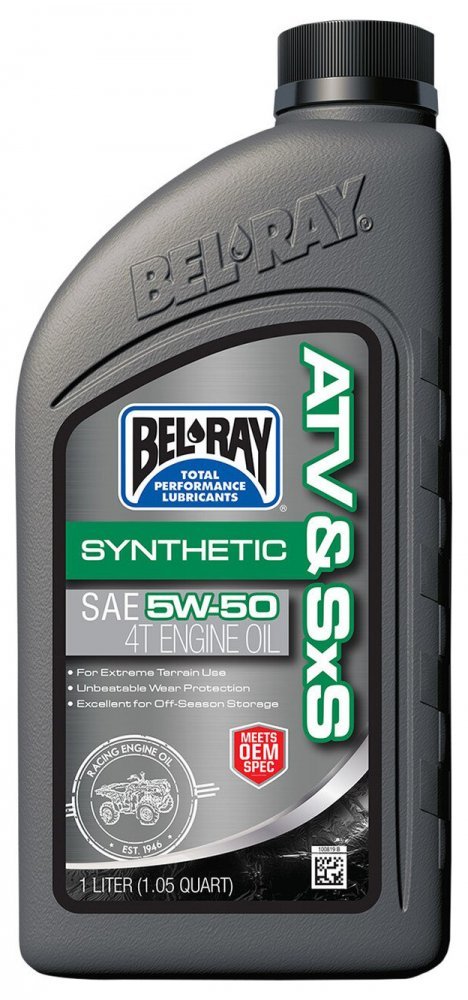Масло моторне Bel-Ray ATV & SxS Synthetic Engine Oil [1л], 5w-50
