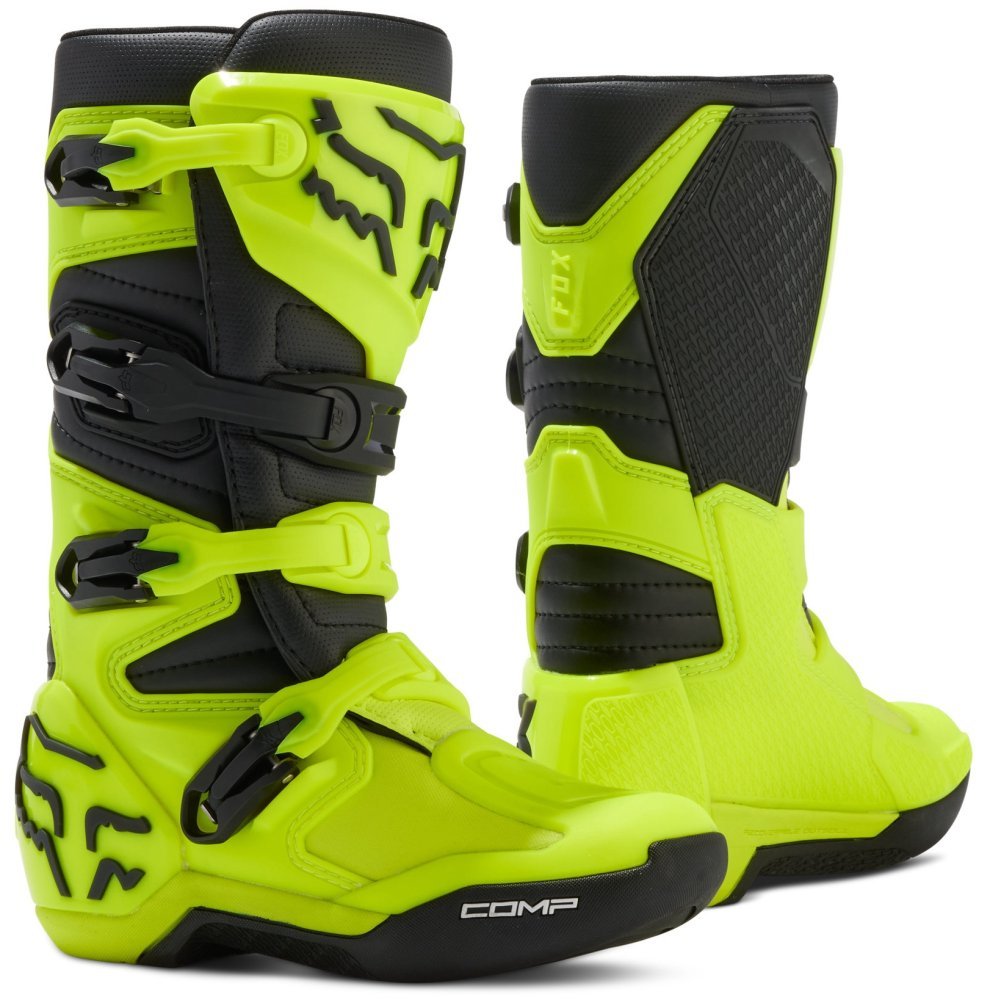 Мотоботи FOX COMP Youth Boot [Flo Yellow], 1