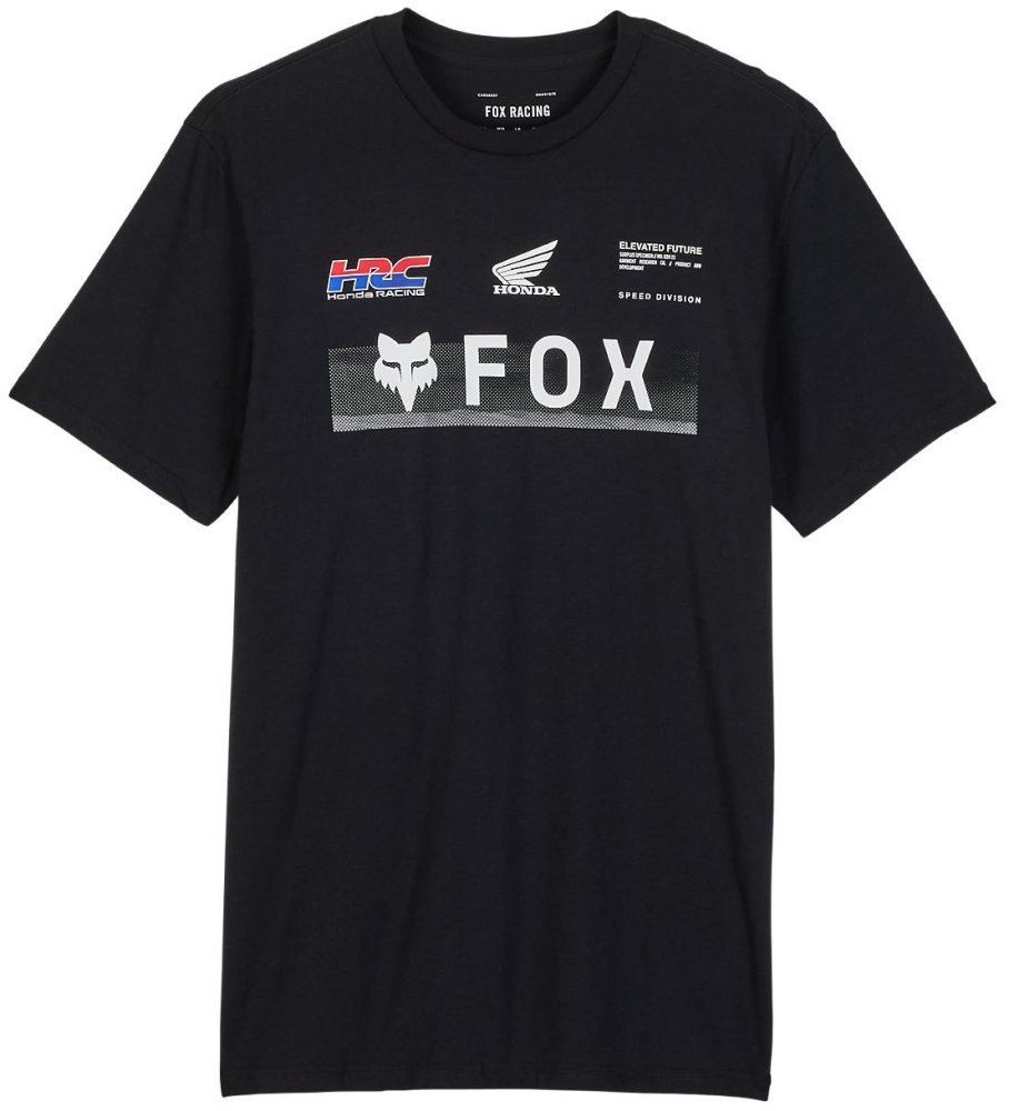 Футболка FOX PREMIUM Short Sleeve Tee - HONDA® [Black]