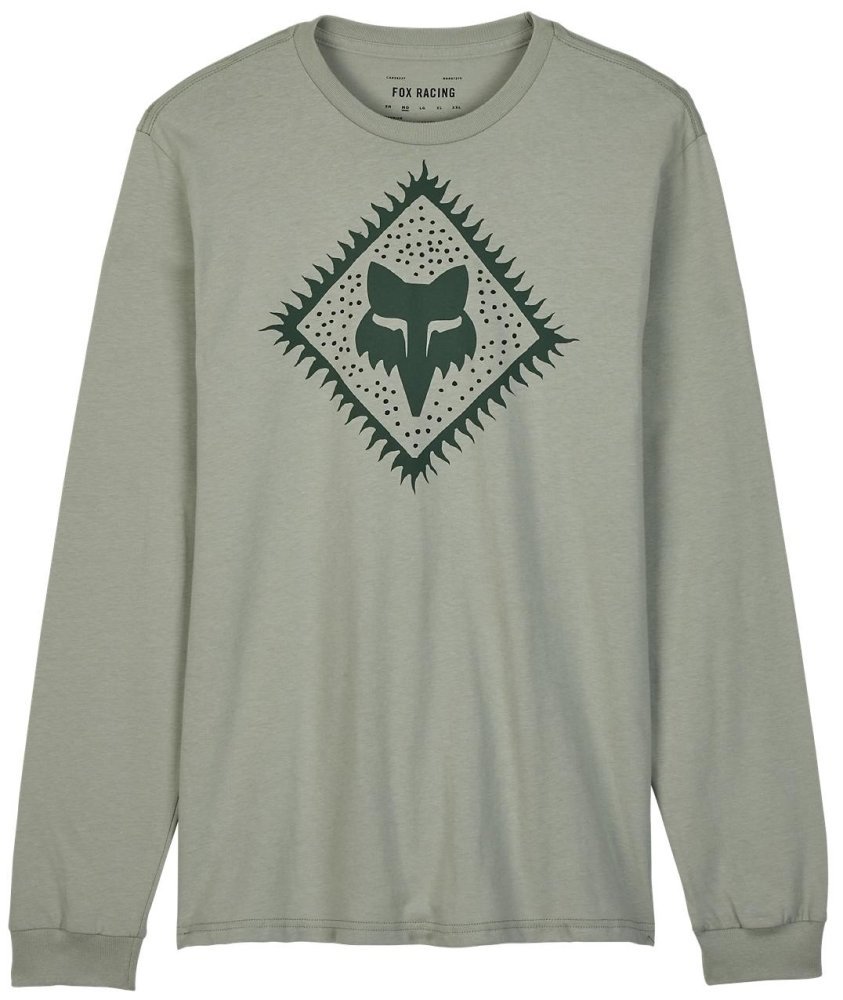 Футболка FOX PREMIUM Long Sleeve Tee - LEO [Grey]