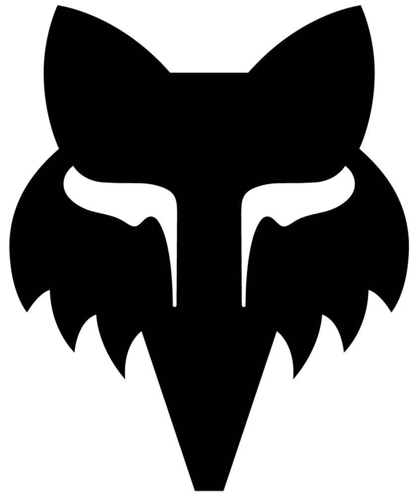 Наліпка FOX HEAD DIE CUT 4" [Black]