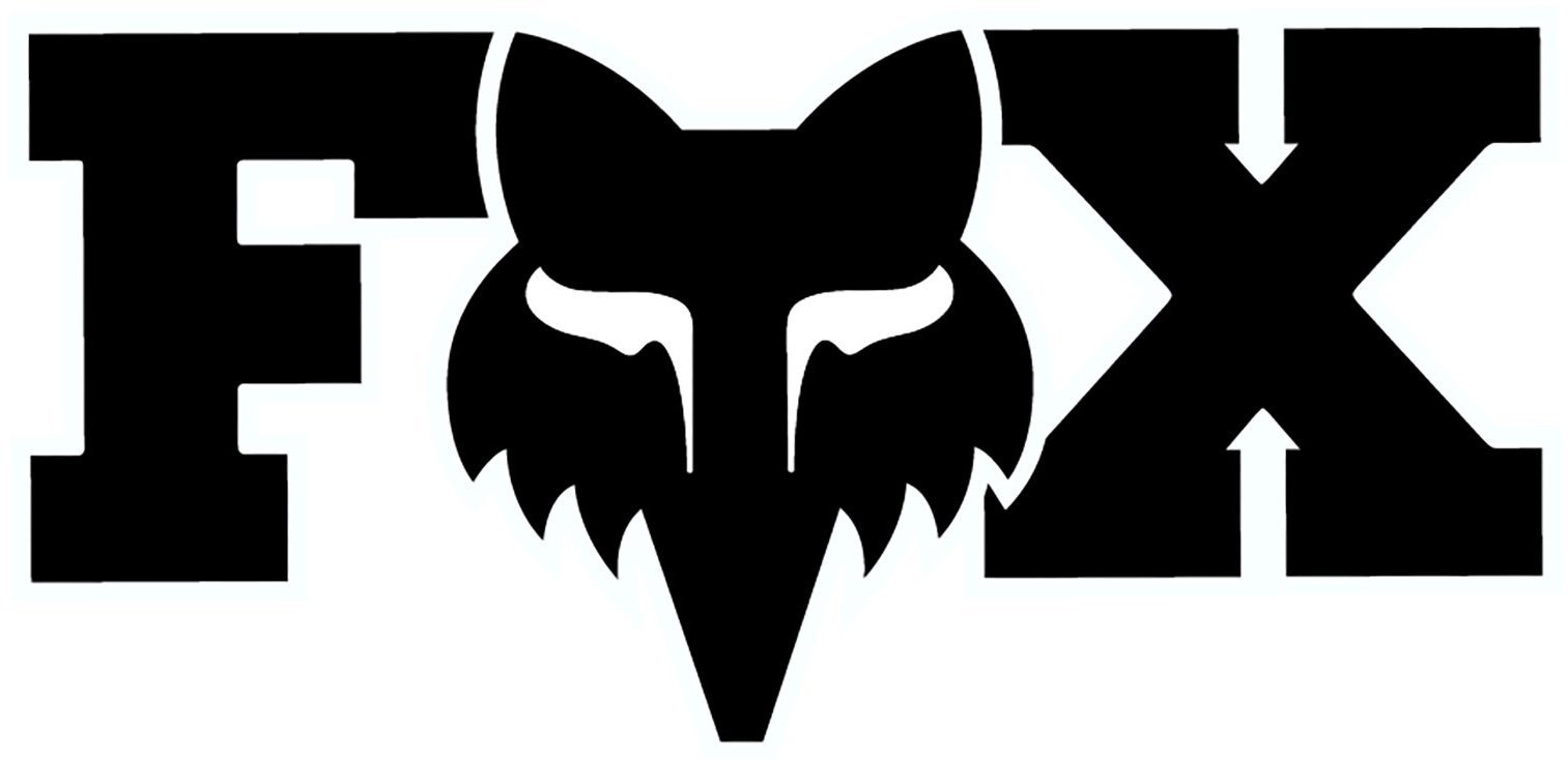 Наліпка FOX F-HEAD 3" [Black]