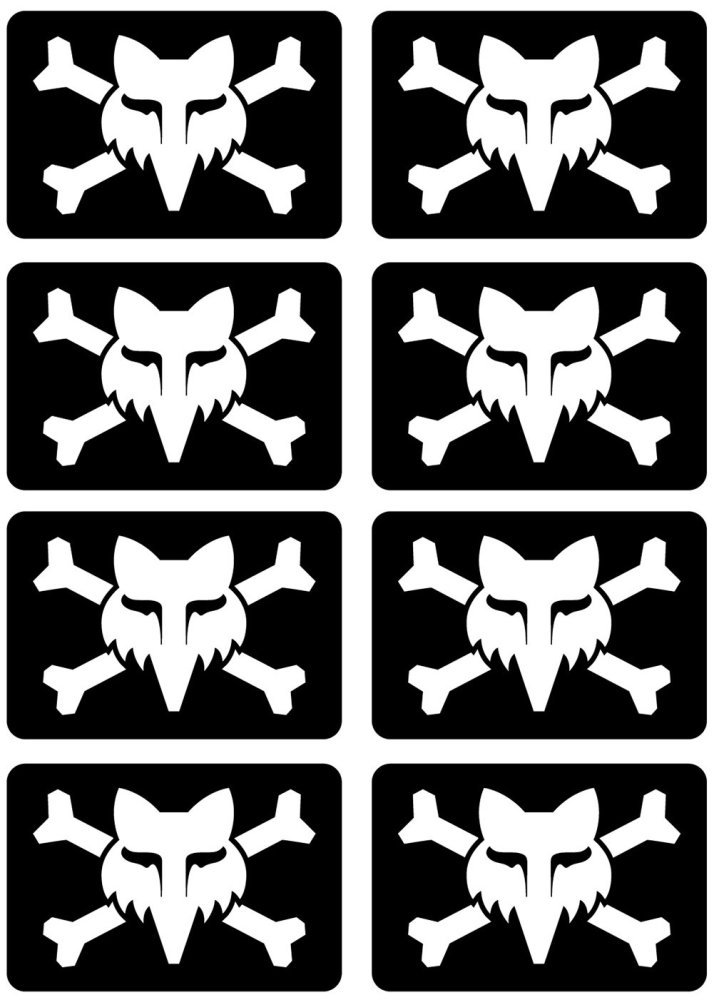 Наліпка FOX VICTORY PACK 3" [Black]