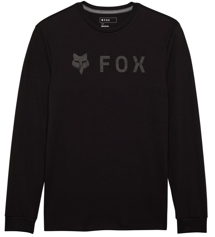 Футболка FOX TECH Long Sleeve Tee - ABSOLUTE [Dark Black]