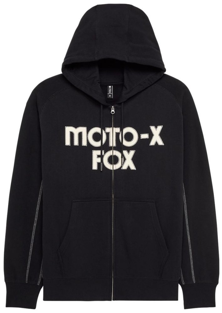 Толстовка FOX Oversize ZIp Hoodie - MOTO-X [Black]