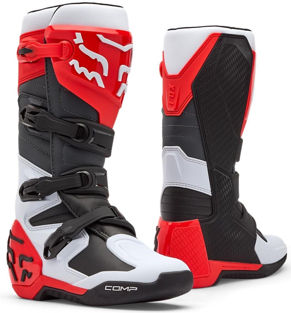 Мотоботи FOX COMP Boot [Fluo Red], 11.5