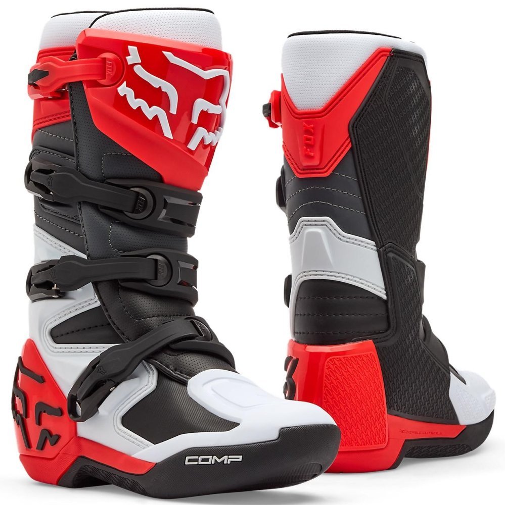 Мотоботи FOX COMP Youth Boot [Fluo Red], 1