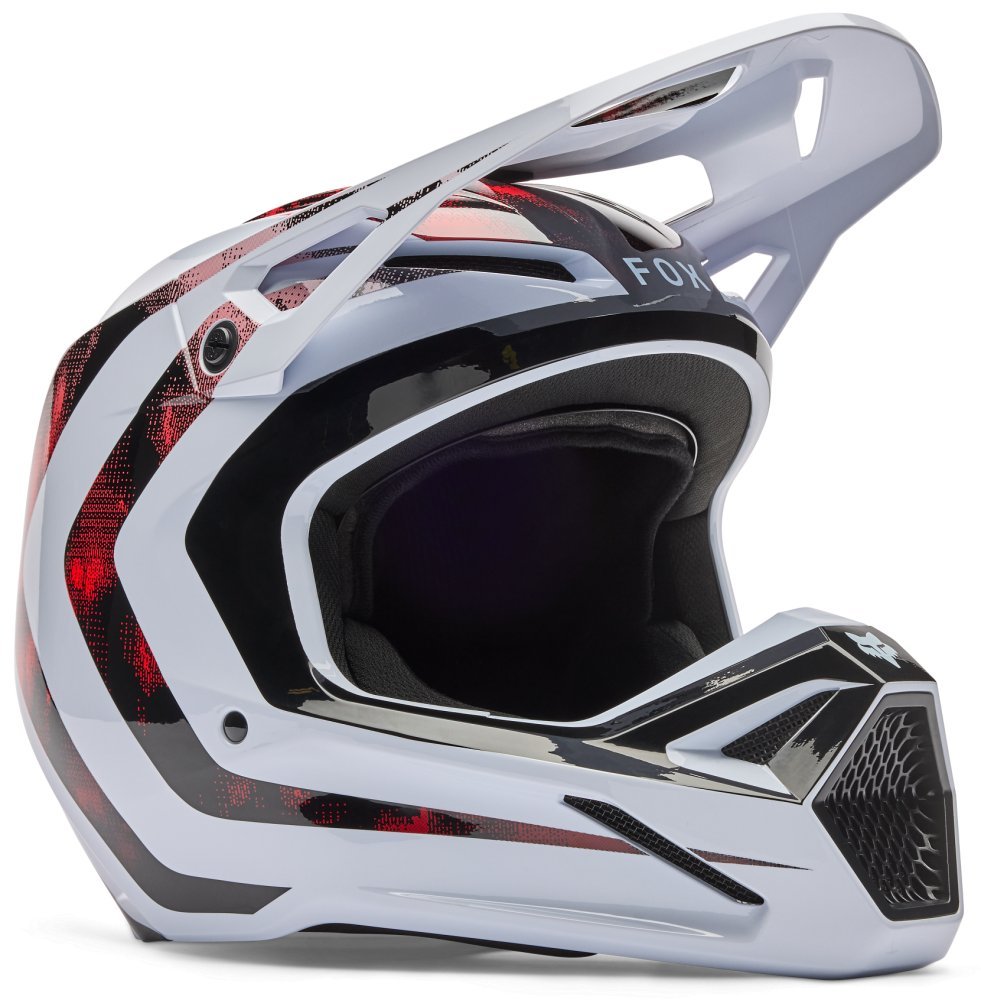 Шолом FOX V1 Helmet - KAIROS [Flo Red]