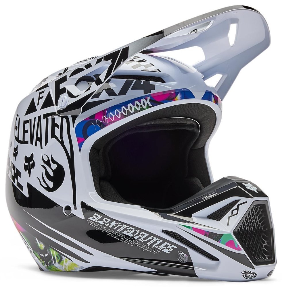 Шолом FOX V1 Helmet - IMAGE COSMO [White]