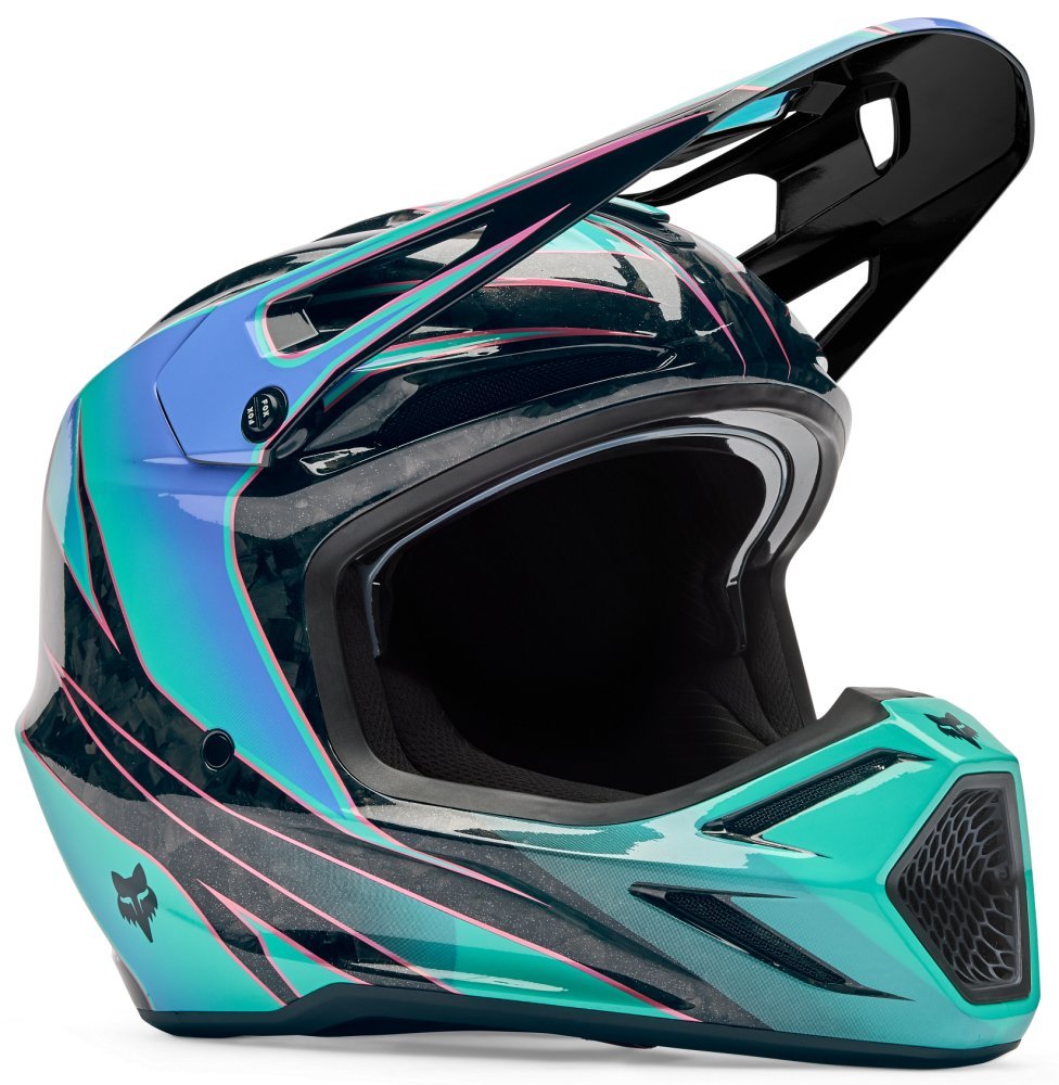 Шолом FOX V3 RS Helmet - CANVAS [Aqua]