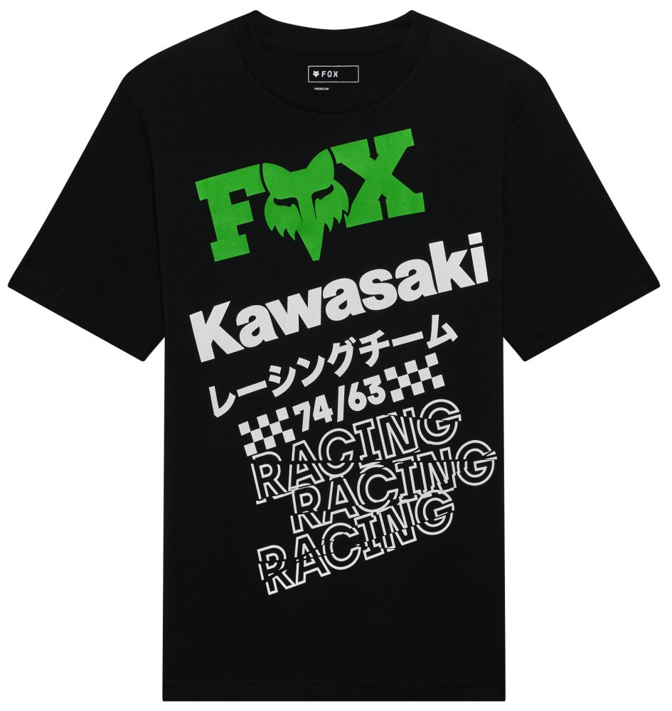 Футболка FOX Youth Short Sleeve Tee - KAWI® [Ultra Black]