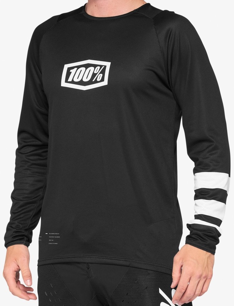 Джерсі 100% R-CORE Jersey [Black/White]