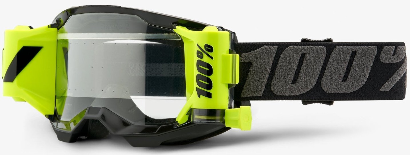 Окуляри 100% STRATA 2 FORECAST Goggle [Black], Roll-Off