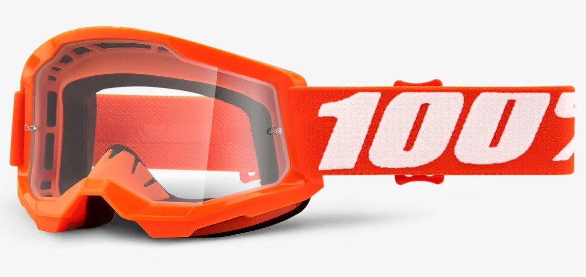 Дитячі окуляри 100% STRATA 2 Youth Goggle [Orange], Clear Lens