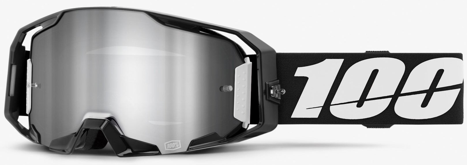 Окуляри 100% ARMATIC Goggle [Black], Mirror Silver Lens