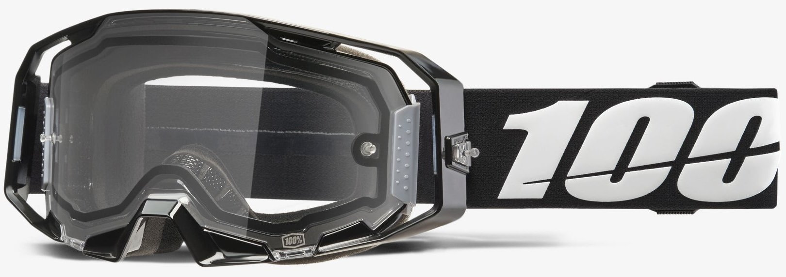 Окуляри 100% ARMATIC Enduro Goggle [Black], Dual Clear Lens