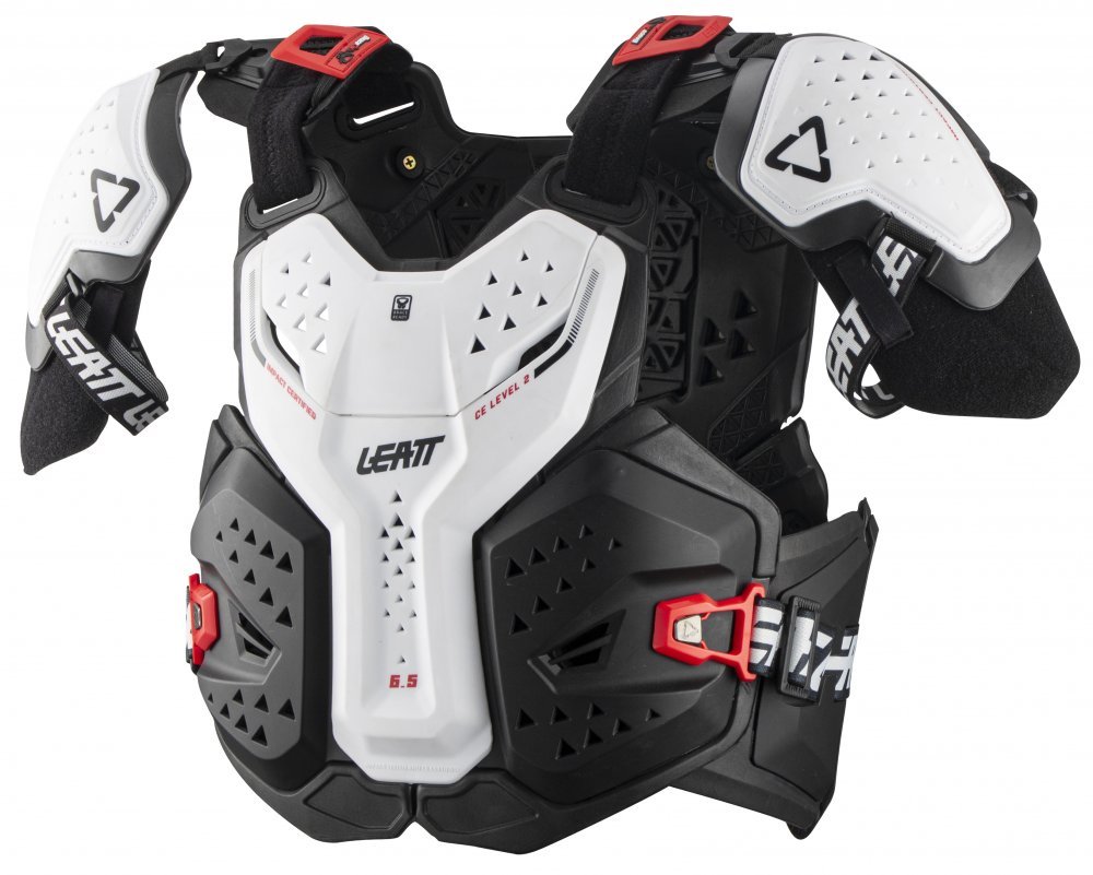 Захист тіла LEATT 6.5 PRO Chest Protector [White], L/XL