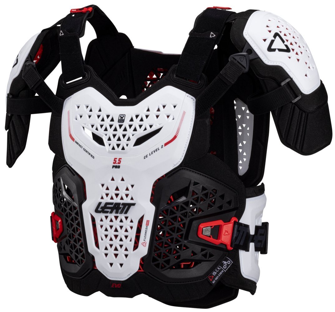 Захист тіла LEATT 5.5 PRO EVO Chest Protector [White]