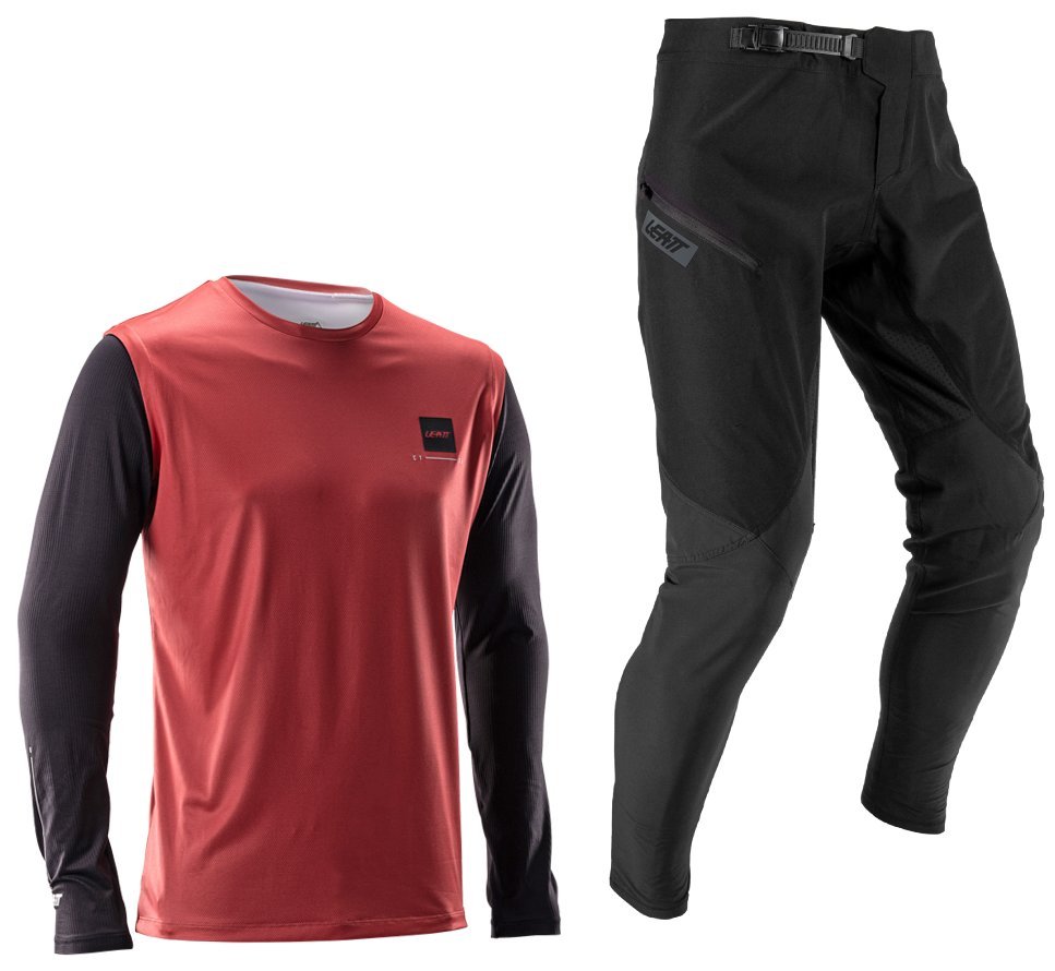 Комплект LEATT MTB 1.0 Gravity Ride Kit [Dusty Red], 34/L