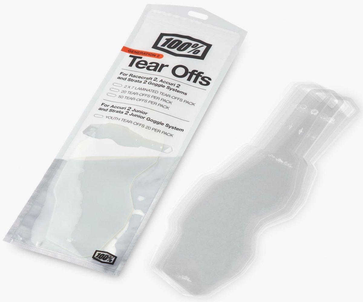 Дитячi зривки 100% AC2/ST2 (Gen.2) Youth Tear-Offs - 20 pack, No Size