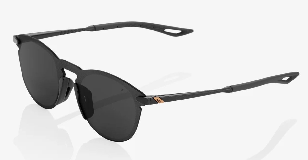 Окуляри 100% LEGERE ROUND Sunglasses [Black], Grey Lens