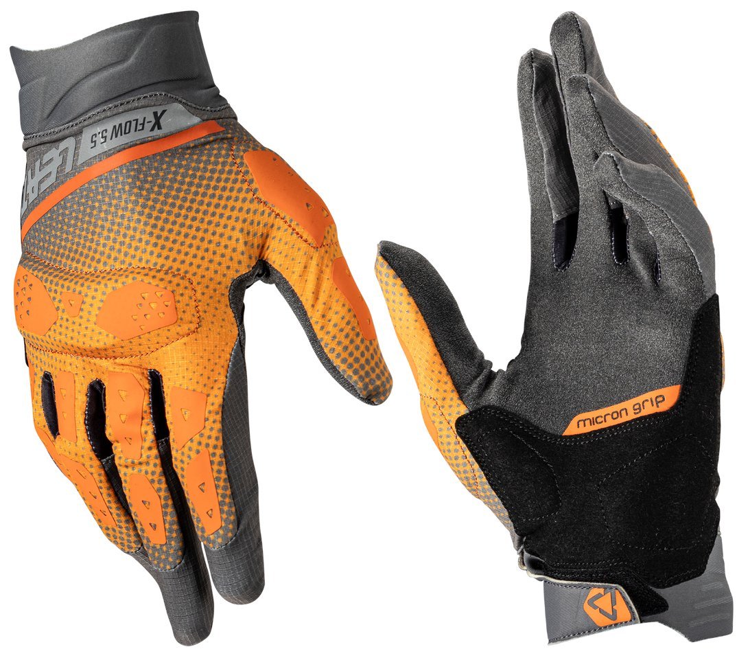 Перчатки LEATT 5.5 X-Flow Adventure Short Glove [Orange], XL (11)