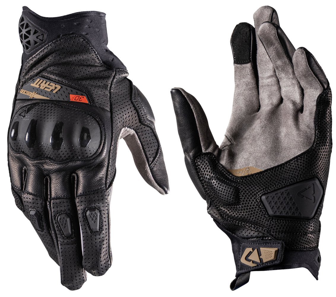 Перчатки LEATT 8.5 X-Flow Adventure Short Glove [Stealth], M (9)