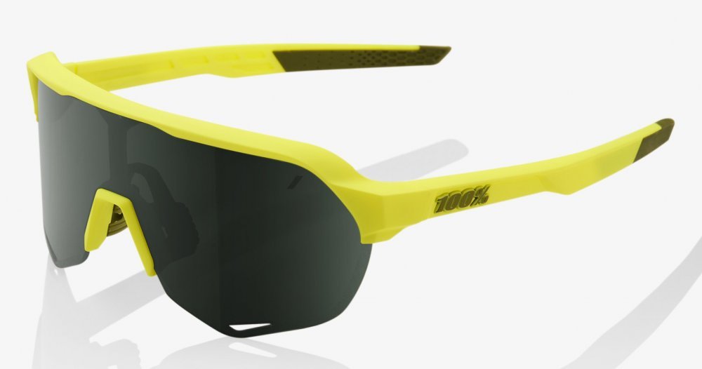 Окуляри 100% S2 Sunglasses [Soft Tact Banana], Green Lens