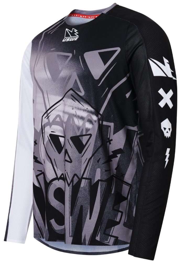 Джерсі USWE Kalk Jersey - Cartoon [Black]