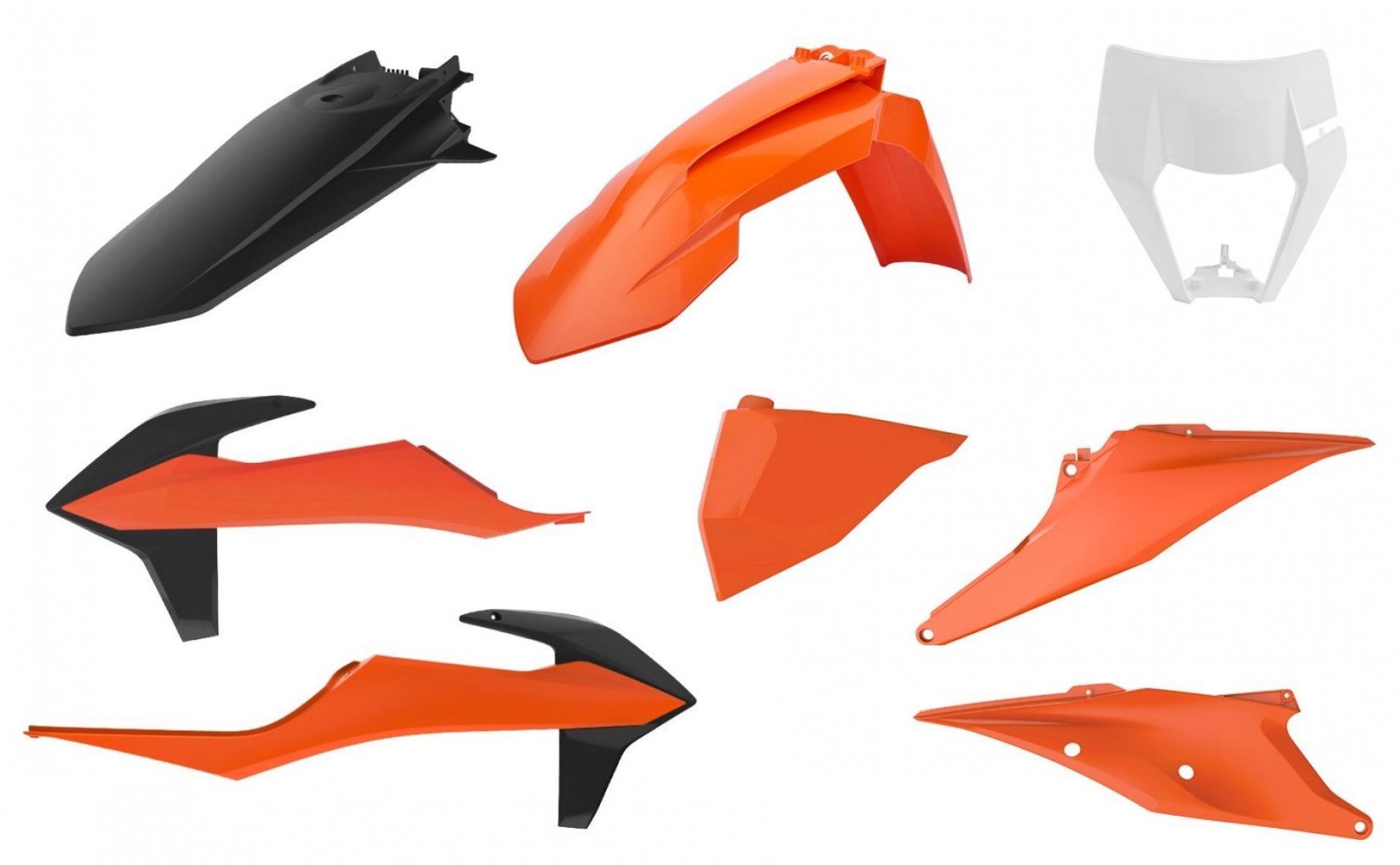 Пластик Polisport ENDURO kit - KTM (20-) [Orange/Black], KTM