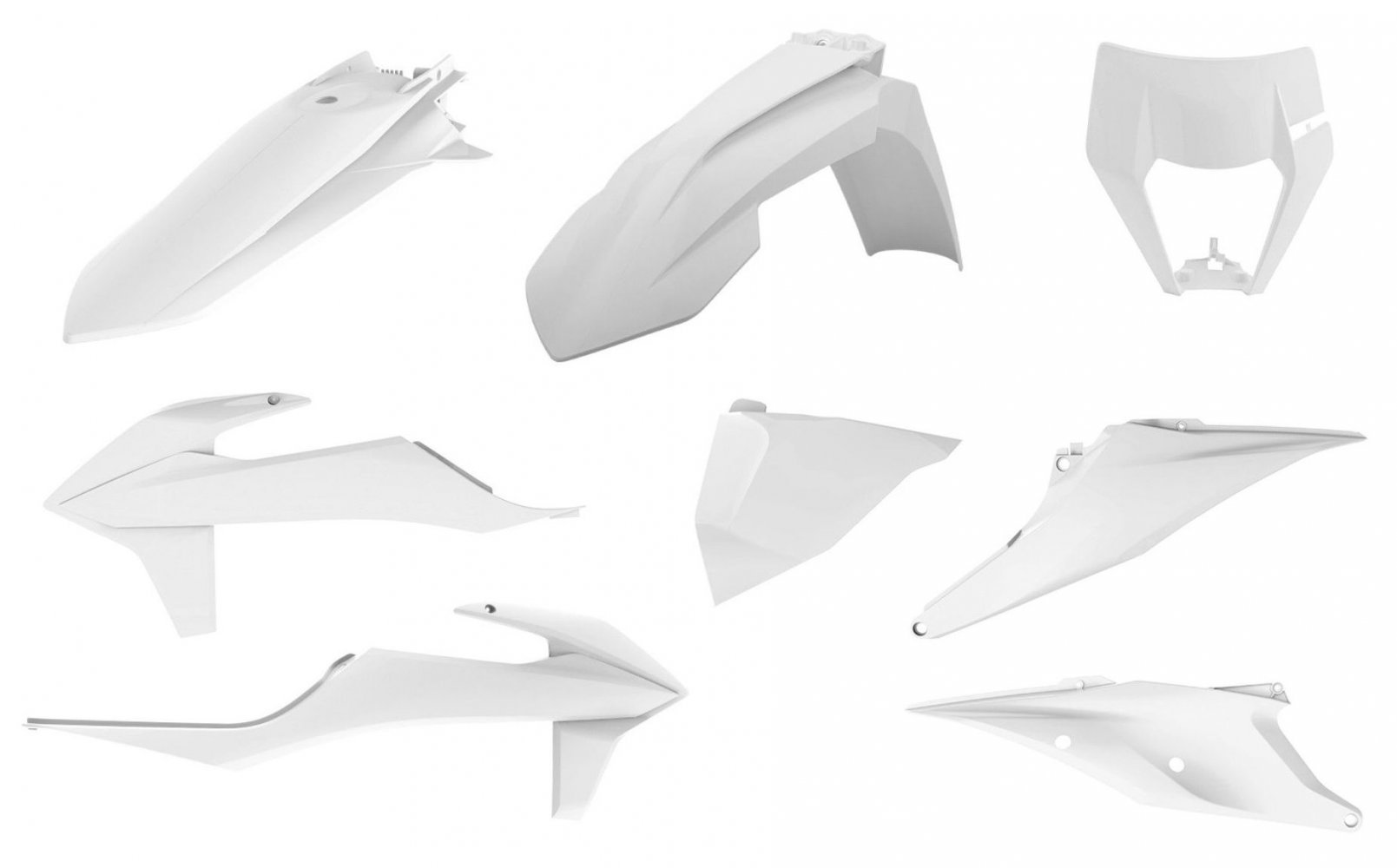 Пластик Polisport ENDURO kit - KTM (20-) [White], KTM