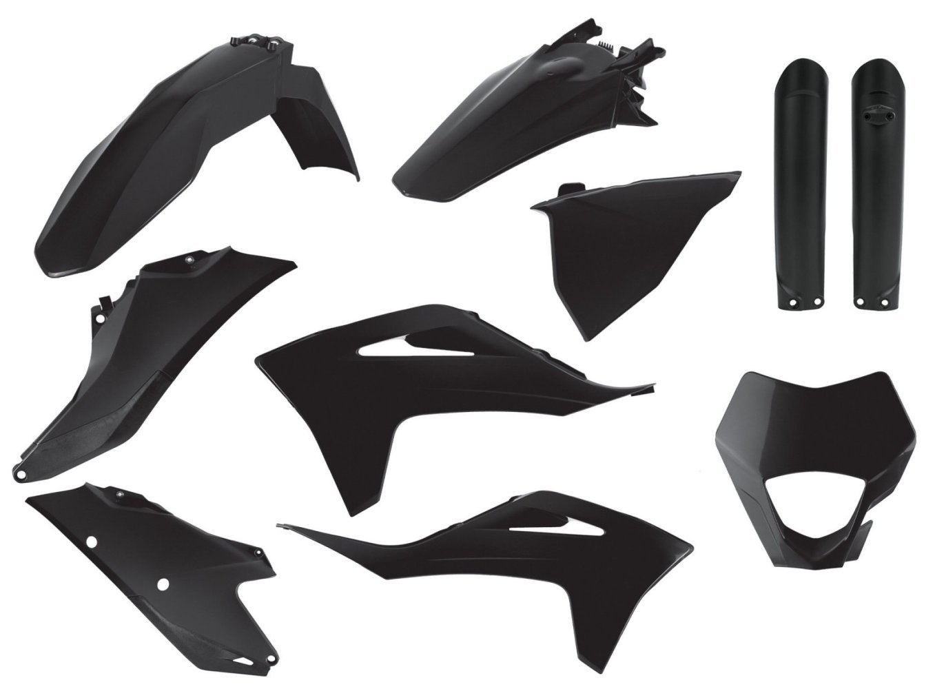 Пластик Polisport ENDURO kit - Gas Gas (21-) [Black], GasGas